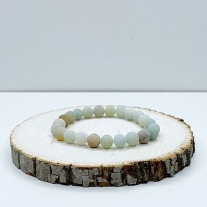 NEW Moss Ammonite Beaded Bracelet